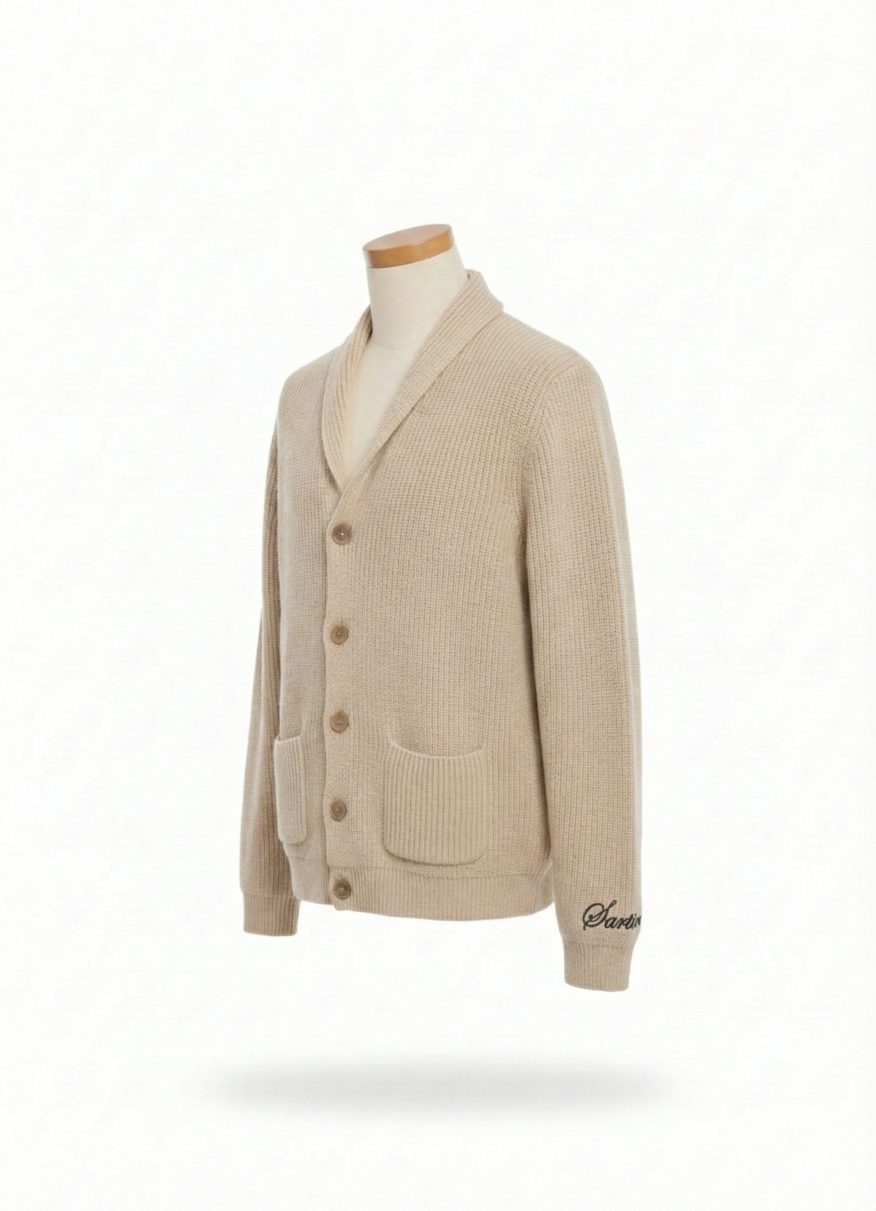 Merino Wool - Shawl Neck Cardigan