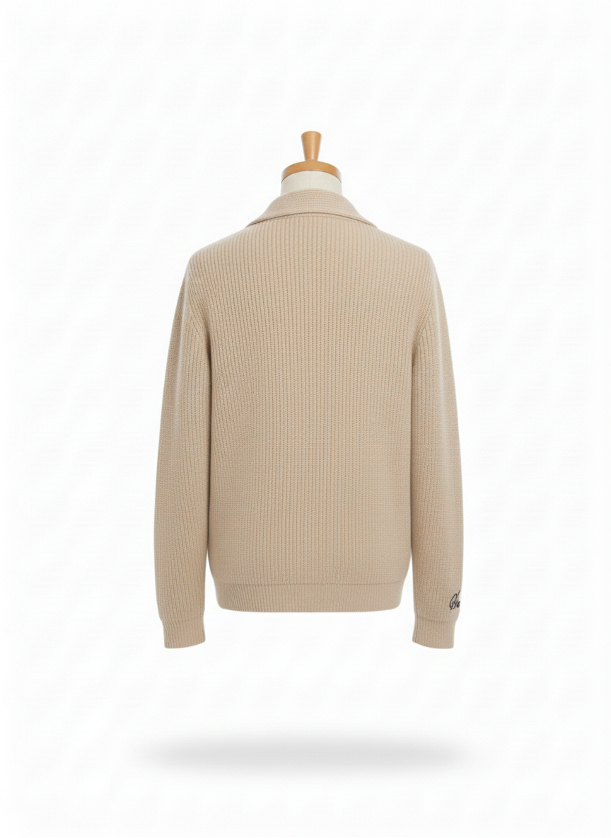Merino Wool - Shawl Neck Cardigan
