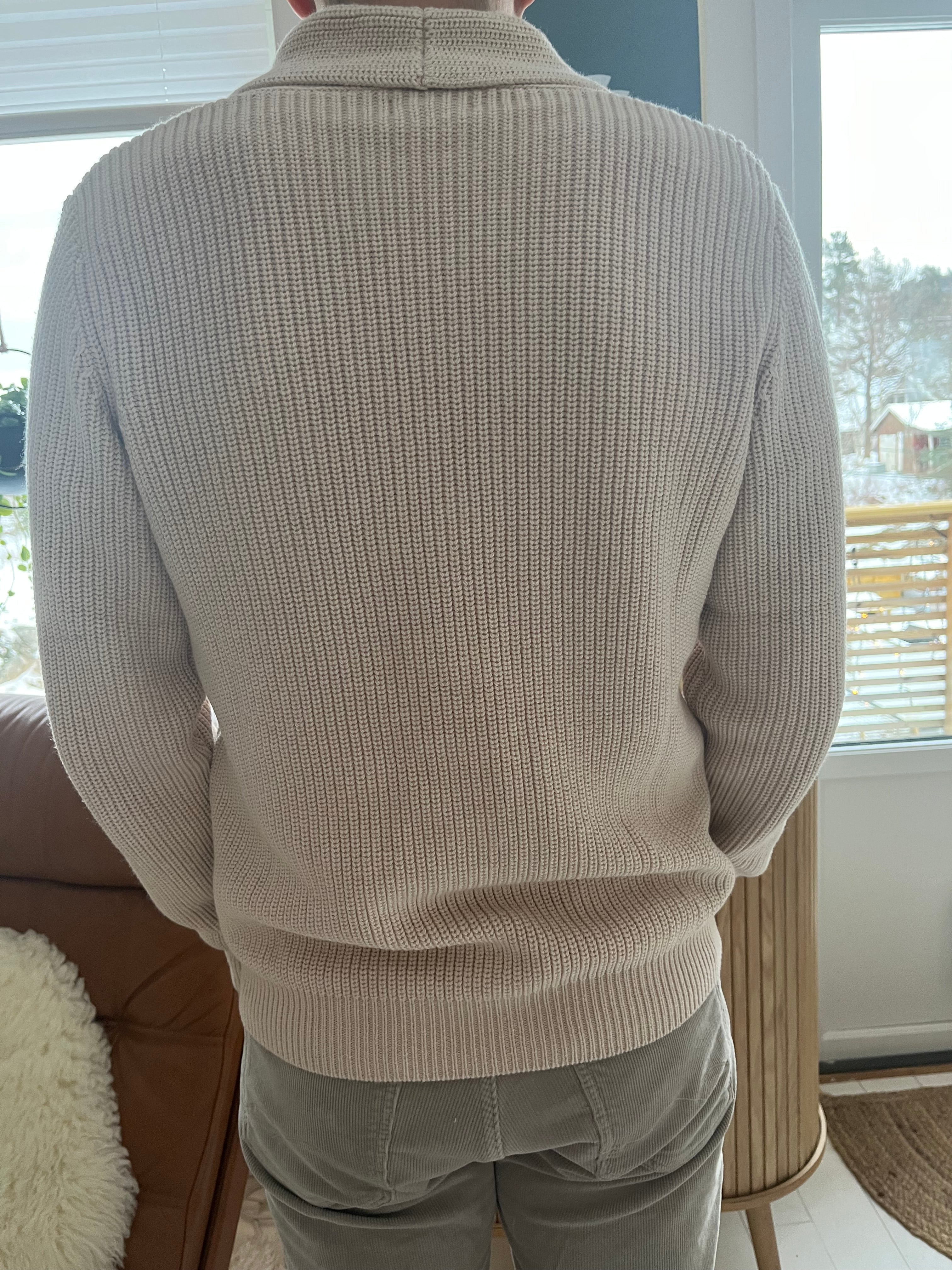 Merino Wool - Shawl Neck Cardigan